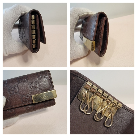 GUCCI Ssima GG 6 Ring Key Holder - Picture 4 of 5